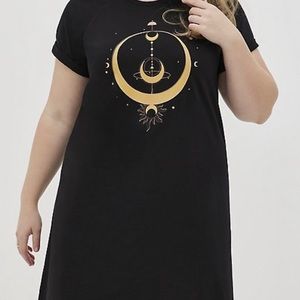 Tribal cold shoulder dress